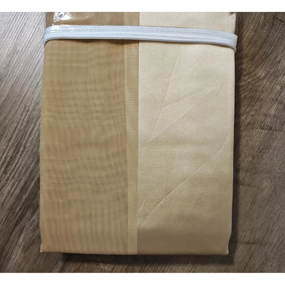 Ravel Curtain Panel Pair 84x96 Gold Shimmer Light Filtering 2 Panels 3765 PNB